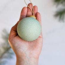 Load image into Gallery viewer, Eco Christmas Bauble - Eucalyptus Green